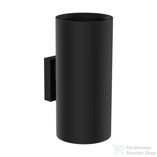 Laufen NIARA fali fogkefetartó pohár, Titanium matt fekete H3820611630001