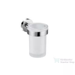   Jika MIO STYLE fali pohártartó matt üveg pohárral, króm H3822F10040001