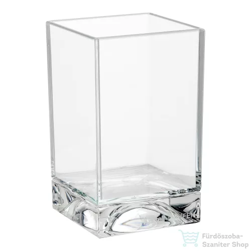 Laufen Kartell By Laufen Boxy fogmosó pohár,Átlátszó kristályüveg H3823300840001
