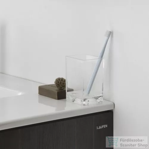 Laufen Kartell By Laufen Boxy fogmosó pohár,Átlátszó kristályüveg H3823300840001