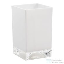   Laufen Kartell By Laufen Boxy fogmosó pohár,Áttetsző fehér H3823300900001