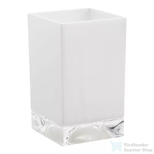 Laufen Kartell By Laufen Boxy fogmosó pohár,Áttetsző fehér H3823300900001
