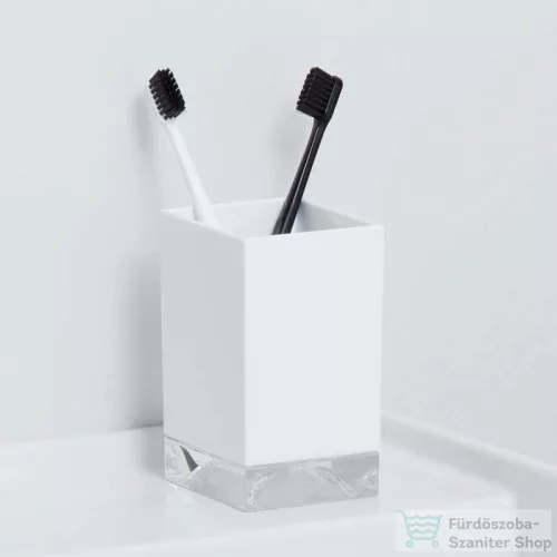 Laufen Kartell By Laufen Boxy fogmosó pohár,Áttetsző fehér H3823300900001
