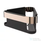 Laufen NIARA 21,4x21,6 cm-es fali sarok tárolókosár, fényes rózsaarany H3850611620021
