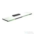 Laufen NIARA 40 cm-es fali üvegpolc, Titanium matt fekete H3850621630001