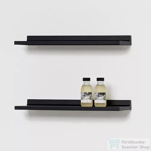 Laufen Kartell By Laufen 45 cm-es polc,Áttetsző fekete H3853300910001