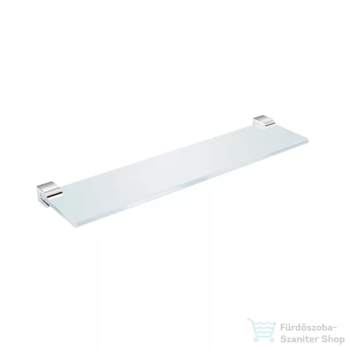 Jika PURE 40 cm-es fali matt üvegpolc, króm H3853B10040001