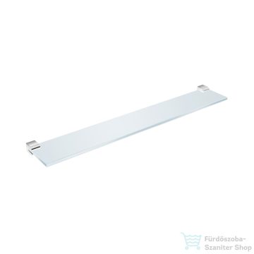 Jika PURE 57 cm-es fali matt üvegpolc, króm H3853B20040001