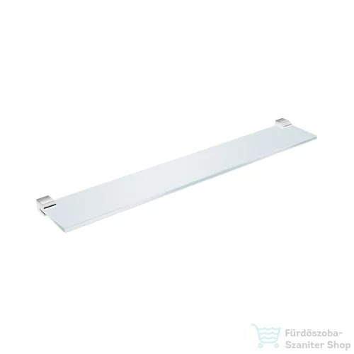 Jika PURE 57 cm-es fali matt üvegpolc, króm H3853B20040001