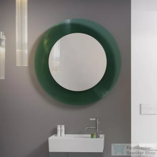Laufen Kartell By Laufen 78 cm-es tükör LED világítással,Smaragd zöld H3863330920001
