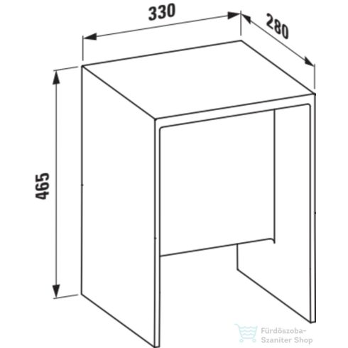 Laufen Kartell By Laufen szék,Borostyán H3893300810001