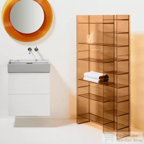 Laufen Kartell By Laufen 75x26x53 cm-es polcos állvány,Borostyán H3893310810001