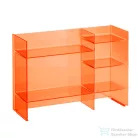 Laufen Kartell By Laufen 75x26x53 cm-es polcos állvány,Mandarin narancssárga H3893310820001