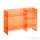 Laufen Kartell By Laufen 75x26x53 cm-es polcos állvány,Mandarin narancssárga H3893310820001