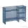 Laufen Kartell By Laufen 75x26x53 cm-es polcos állvány,Kék H3893310830001