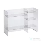 Laufen Kartell By Laufen 75x26x53 cm-es polcos állvány,Átlátszó kristályüveg H3893310840001