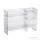 Laufen Kartell By Laufen 75x26x53 cm-es polcos állvány,Átlátszó kristályüveg H3893310840001