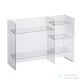 Laufen Kartell By Laufen 75x26x53 cm-es polcos állvány,Átlátszó kristályüveg H3893310840001
