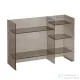 Laufen Kartell By Laufen 75x26x53 cm-es polcos állvány,Füst szürke H3893310850001
