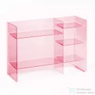 Laufen Kartell By Laufen 75x26x53 cm-es polcos állvány,Púder rózsaszín H3893310930001