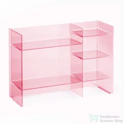   Laufen Kartell By Laufen 75x26x53 cm-es polcos állvány,Púder rózsaszín H3893310930001