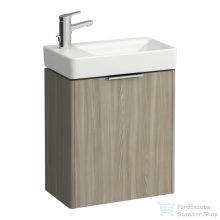   Laufen Base 46x26,7 cm-es 1 ajtós alsószekrény H815955 mosdóhoz,balos,világos szil H4021011102621