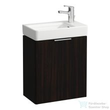   Laufen Base 46x26,7 cm-es 1 ajtós alsószekrény H815954 mosdóhoz,jobbos,sötétbarna szil H4021021102631