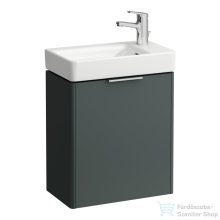   Laufen Base 46x26,7 cm-es 1 ajtós alsószekrény H815954 mosdóhoz,jobbos,Traffic Grey H4021021102661