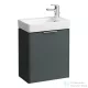 Laufen Base 46x26,7 cm-es 1 ajtós alsószekrény H815954 mosdóhoz,jobbos,Traffic Grey H4021021102661