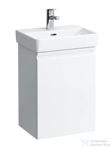 Laufen Base 41,5x32,1 cm-es 1 ajtós alsószekrény H815961 mosdóhoz,jobbos,fényes fehér H4021121102611