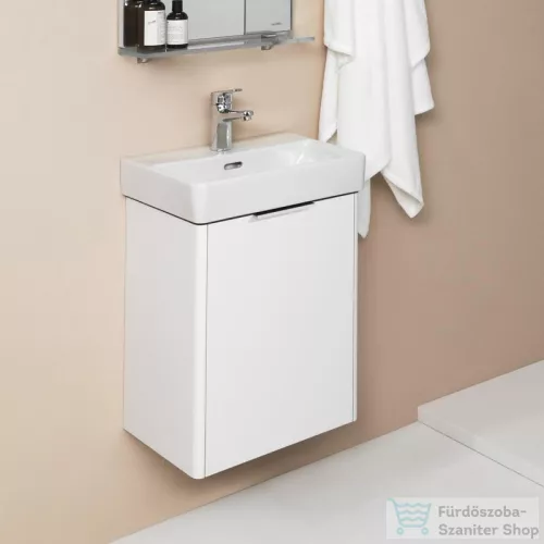Laufen Base 41,5x32,1 cm-es 1 ajtós alsószekrény H815961 mosdóhoz,jobbos,fényes fehér H4021121102611