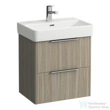   Laufen Base 52x35,8 cm-es 2 fiókos alsószekrény H818958 mosdóhoz,Világos szil H4021521102621
