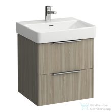   Laufen Base 52x44 cm-es 2 fiókos alsószekrény H810962 mosdóhoz,világos szil H4021721102621