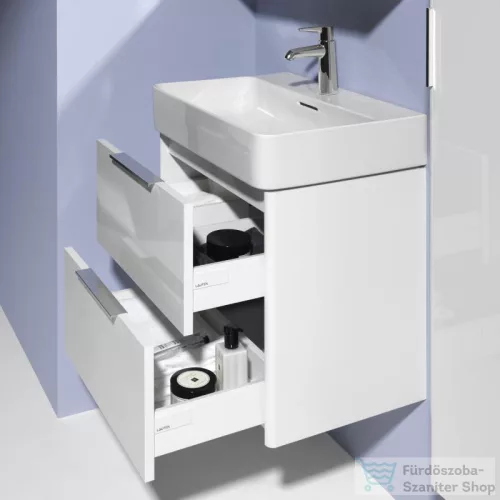 Laufen Base 53,3x39,1 cm-es két fiókos alsószekrény H810282 mosdóhoz,fényes fehér H4021921102611