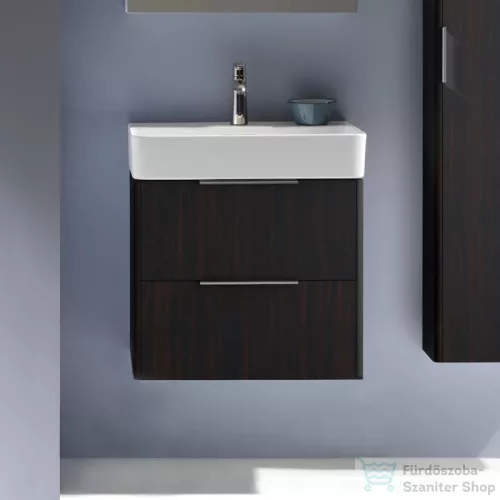 Laufen Base 53,3x39,1 cm-es két fiókos alsószekrény H810282 mosdóhoz,Sötétbarna szil H4021921102631