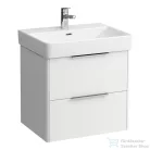Laufen Base 57x44 cm-es 2 fiókos alsószekrény H810963 mosdóhoz,matt fehér H4022321102601