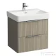 Laufen Base 57x44 cm-es 2 fiókos alsószekrény H810963 mosdóhoz,világos szil H4022321102621