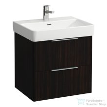   Laufen Base 57x44 cm-es 2 fiókos alsószekrény H810963 mosdóhoz,sötétbarna szil H4022321102631