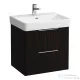 Laufen Base 57x44 cm-es 2 fiókos alsószekrény H810963 mosdóhoz,sötétbarna szil H4022321102631