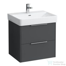   Laufen Base 57x44 cm-es 2 fiókos alsószekrény H810963 mosdóhoz,traffic grey H4022321102661