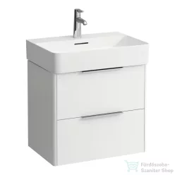   Laufen Base 58,5 cm széles két fiókos alsószekrény H810283 mosdóhoz,Matt fehér H4022521102601