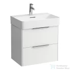 Laufen Base 58,5 cm széles két fiókos alsószekrény H810283 mosdóhoz,Fényes fehér H4022521102611