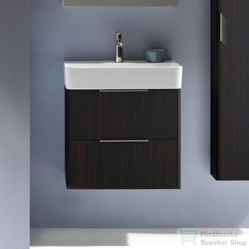 Laufen Base 58,5 cm széles két fiókos alsószekrény H810283 mosdóhoz,Sötétbarna szil H4022521102631