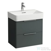   Laufen Base 58,5 cm széles két fiókos alsószekrény H810283 mosdóhoz,Traffic Grey H4022521102661