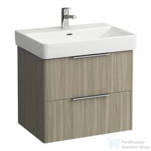   Laufen Base 61,5x44 cm-es 2 fiókos alsószekrény H810964 mosdóhoz,világos szil H4022921102621