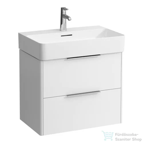 Laufen Base 63,5x39 cm-es 2 fiókos alsószekrény H810284 mosdóhoz,matt fehér H4023121102601