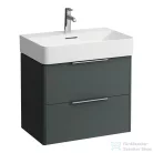 Laufen Base 63,5x39 cm-es 2 fiókos alsószekrény H810284 mosdóhoz,traffic grey H4023121102661