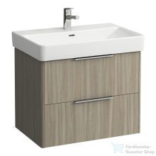   Laufen Base 66,5x44 cm-es 2 fiókos alsószekrény H810967 mosdóhoz,világos szil H4023321102621