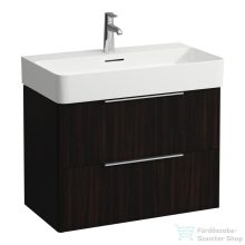   Laufen Base 73,5 cm széles két fiókos alsószekrény H810285 mosdóhoz,Sötétbarna szil H4023521102631