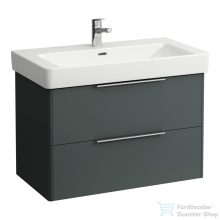   Laufen Base 81x44 cm-es 2 fiókos alsószekrény H813965 mosdóhoz,Traffic grey H4023921102661